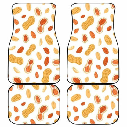 Peanuts Pattern Front And Back Car Mats