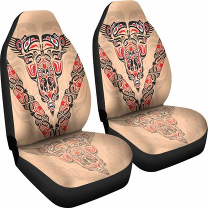 Canada Car Seat Covers Haida Animals