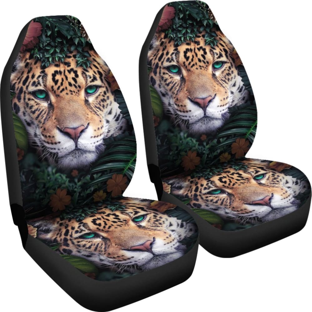 Amazing Leopard Print Car Seat Covers