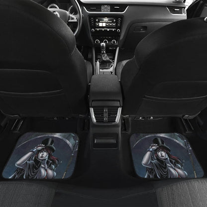 Can Not Escape From Dark Queen Grim Reaper Car Floor Mats