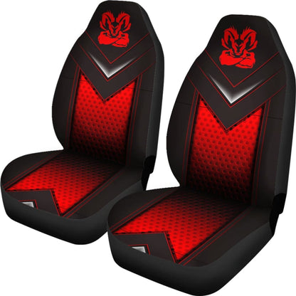 Amazing Black And Red Dodge Ram Car Seat Covers Custom