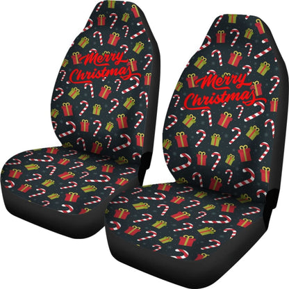 Christmas Sweet Candy Xmas Gift Car Seat Covers