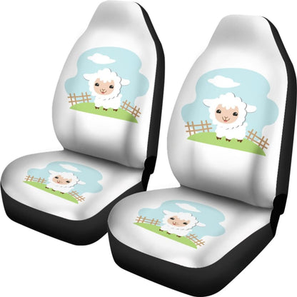 Cute Sheep For Sheep And Farm Lovers Car Seat Covers