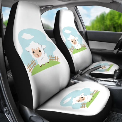 Cute Sheep For Sheep And Farm Lovers Car Seat Covers