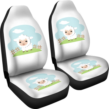 Cute Sheep For Sheep And Farm Lovers Car Seat Covers