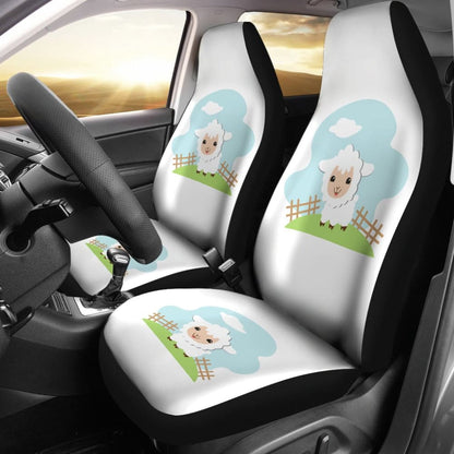 Cute Sheep For Sheep And Farm Lovers Car Seat Covers