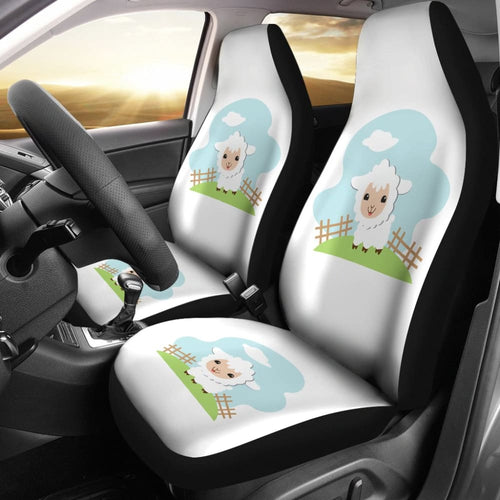 Cute Sheep For Sheep And Farm Lovers Car Seat Covers