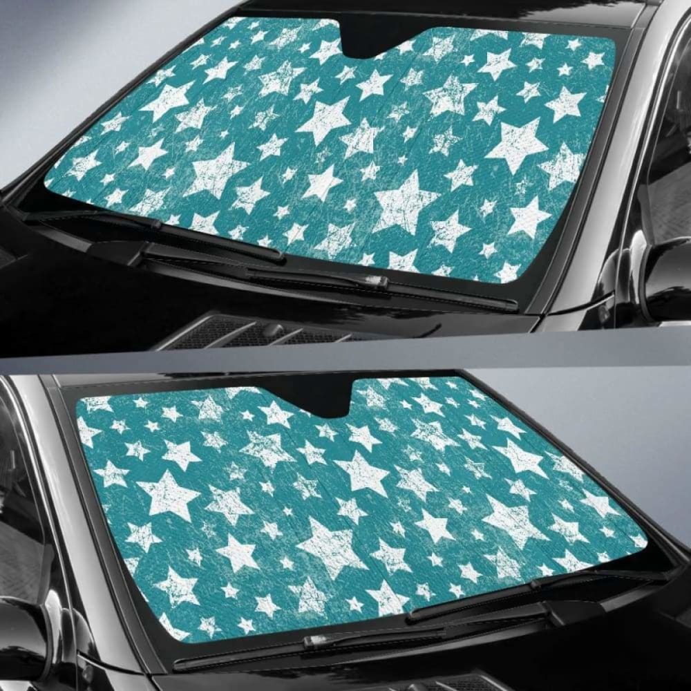 Vintage Star Pattern Car Auto Sun Shades
