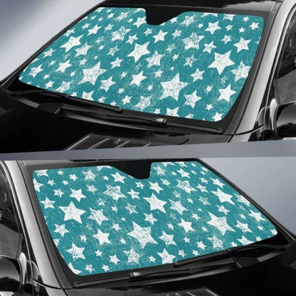 Vintage Star Pattern Car Auto Sun Shades