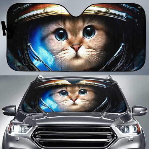 Cat Space Cute Car Sun Shade