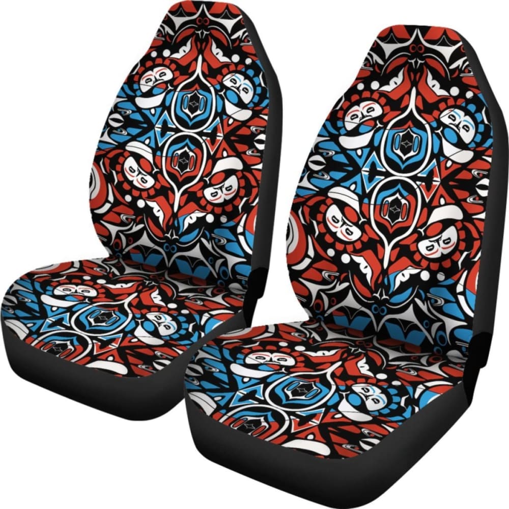 Canada Haida Pattern Car Seat Covers
