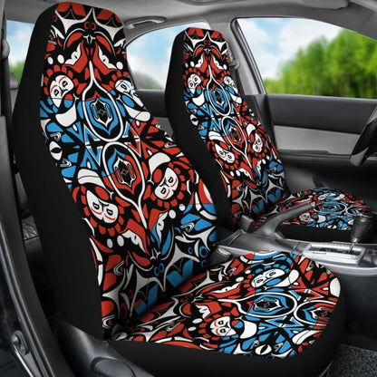 Canada Haida Pattern Car Seat Covers