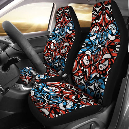 Canada Haida Pattern Car Seat Covers