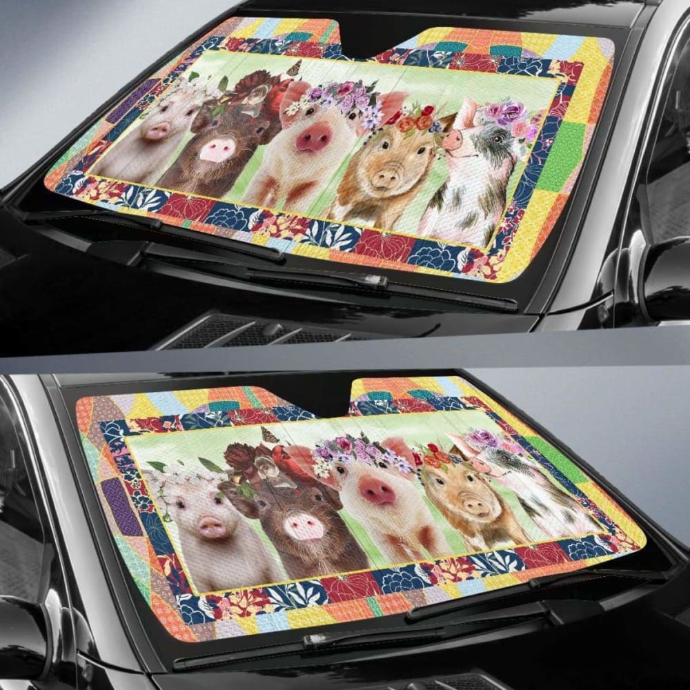 Auto Sun Shades - Pig