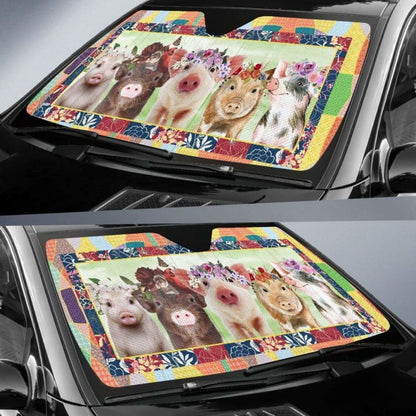 Auto Sun Shades - Pig