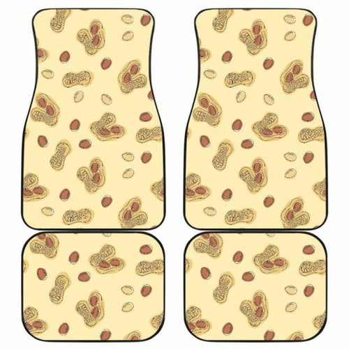 Peanuts Design Pattern Front And Back Car Mats