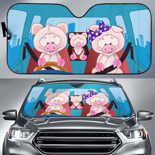 Auto Sun Shades -  Pig