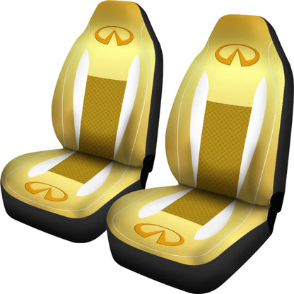 Black And Yellow Infiniti Car Seat Covers Custom