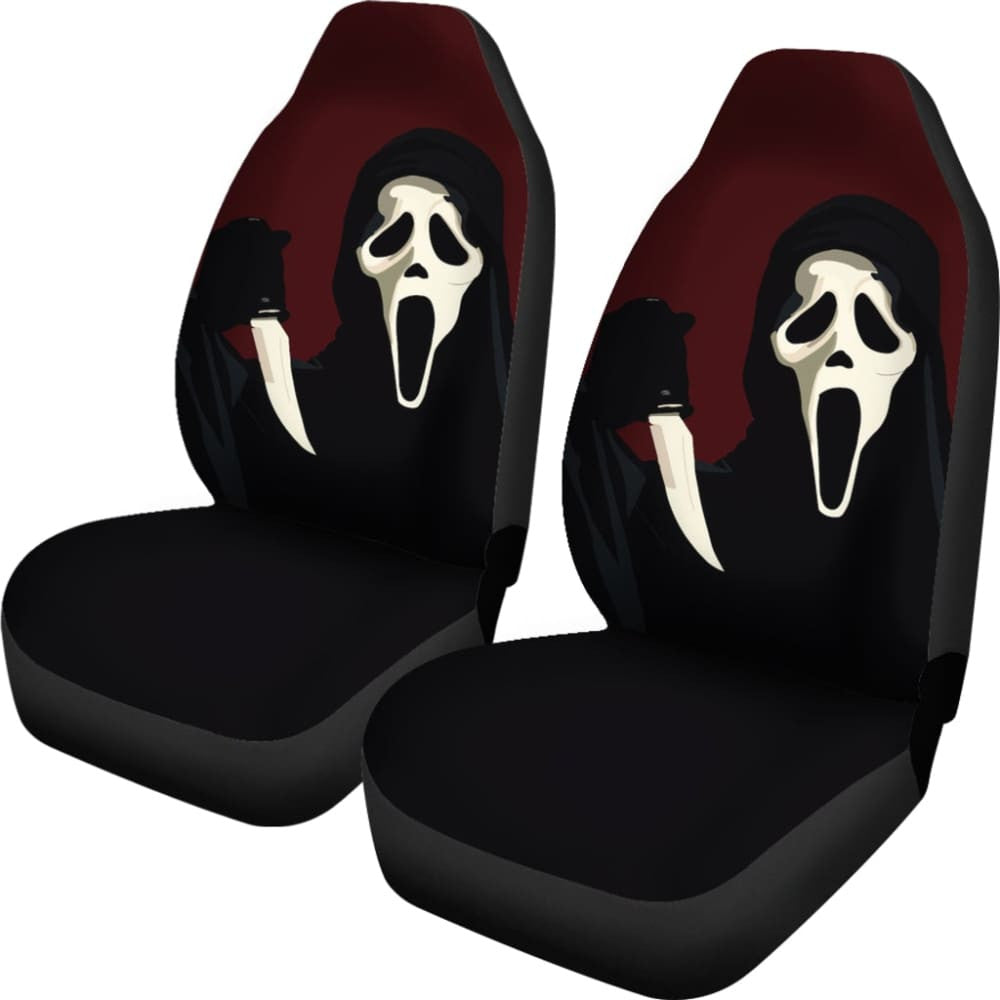 Scream Ghostface Car Seat Covers