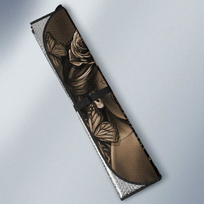 Calavera Girl - Sepia - Auto Sun Shade