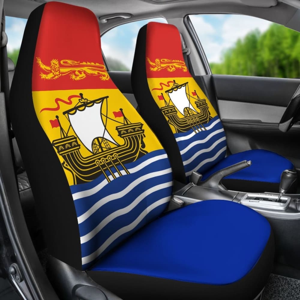 Canada New Brunswick Flag Car Seat Covers