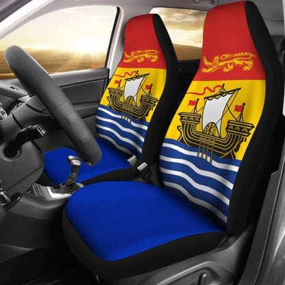 Canada New Brunswick Flag Car Seat Covers