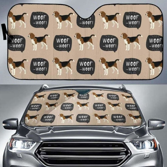 Beagle Pattern Car Auto Sun Shades