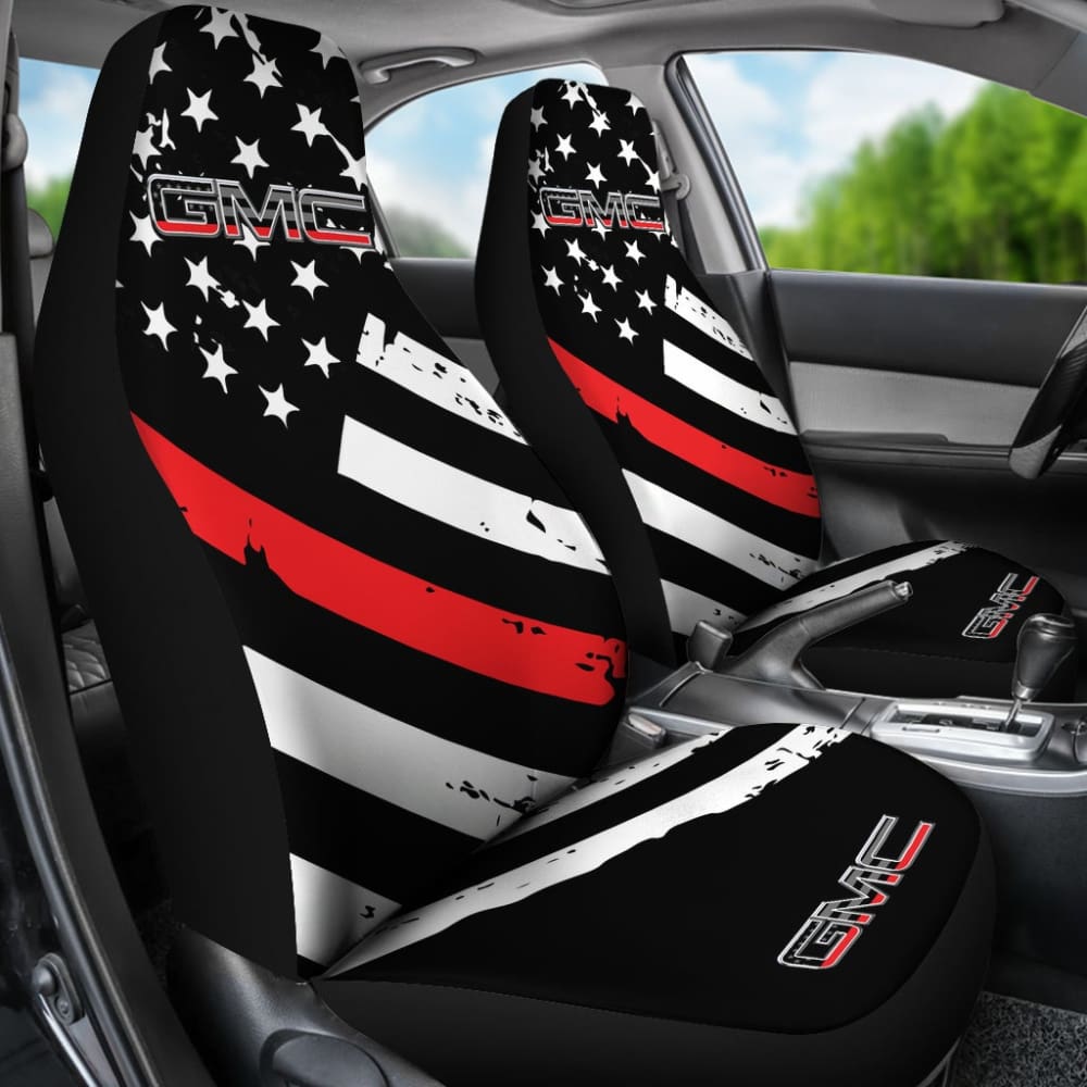 American Flag Star And Stripes Mix GMC Car Seat Covers