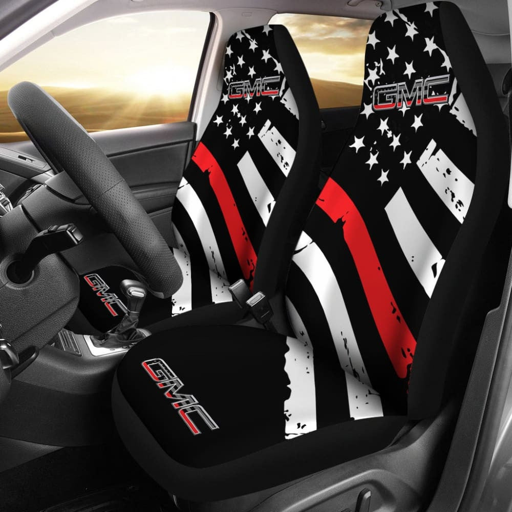American Flag Star And Stripes Mix GMC Car Seat Covers