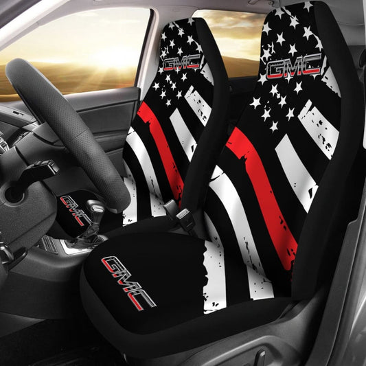 American Flag Star And Stripes Mix GMC Car Seat Covers