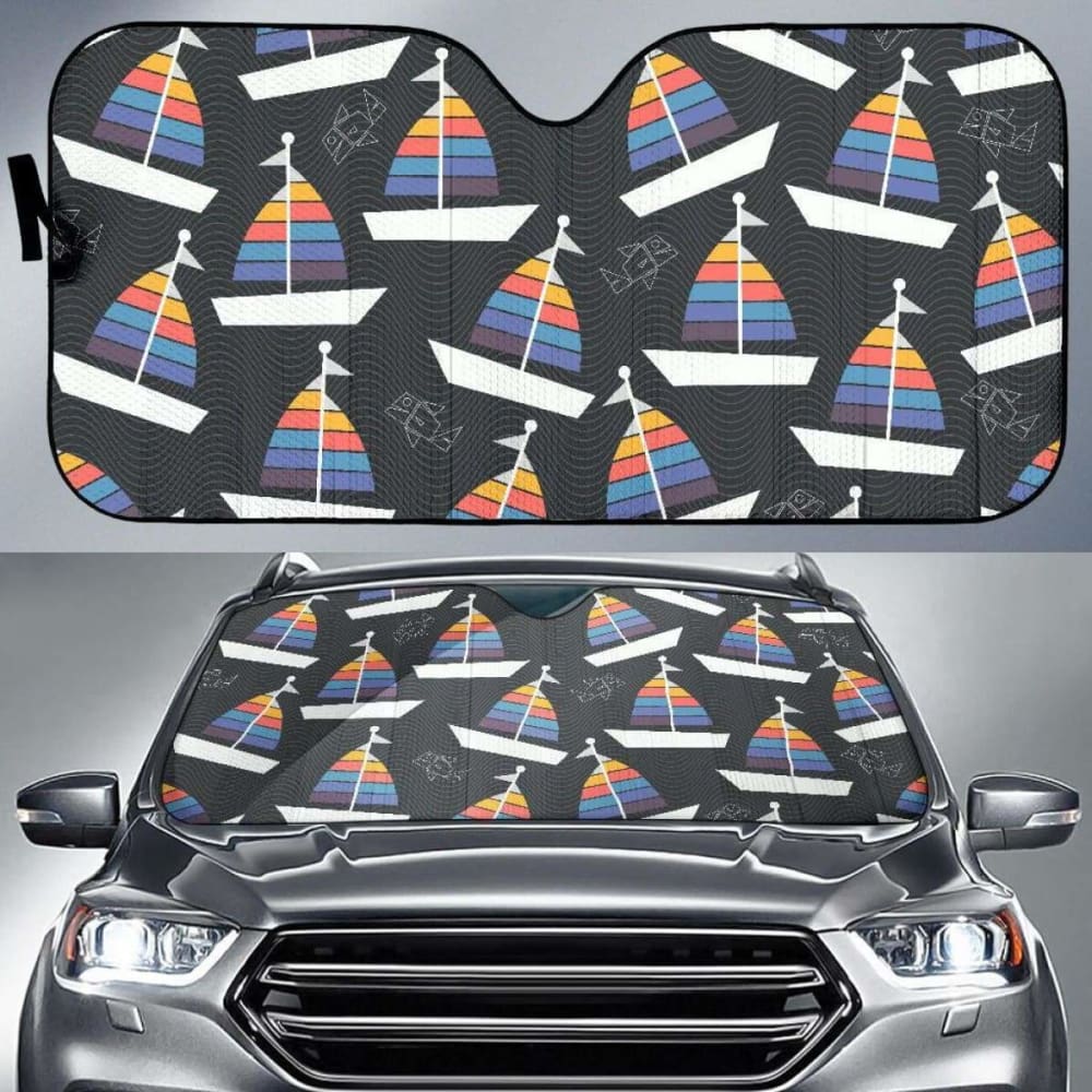 Boat Lover Car Sun Shades