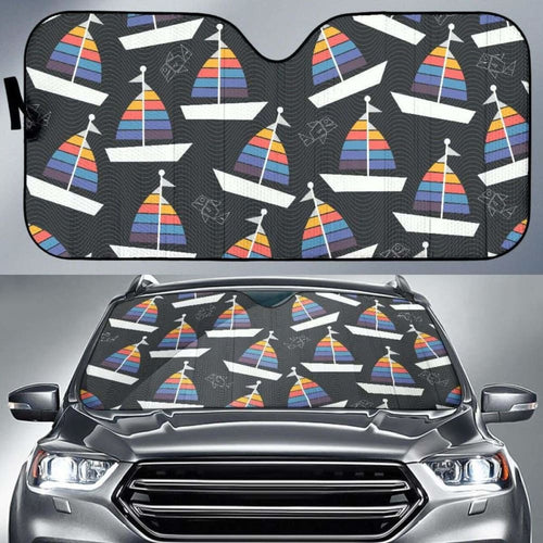 Boat Lover Car Sun Shades
