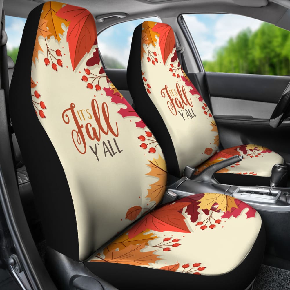 Celebrate Autumn Happy It's Fall Y'all Car Seat Covers