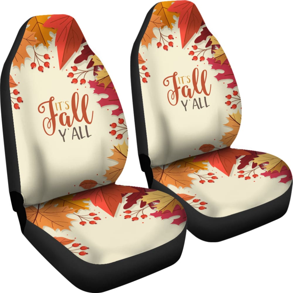 Celebrate Autumn Happy It's Fall Y'all Car Seat Covers