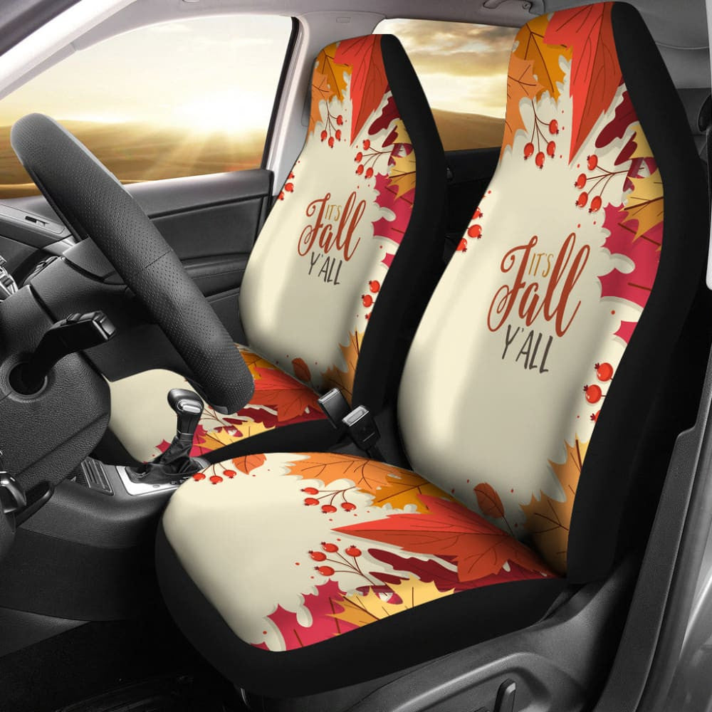 Celebrate Autumn Happy It's Fall Y'all Car Seat Covers