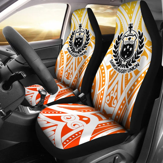 Samoan Coat of Arms American Samoa Flag Car Seat Covers