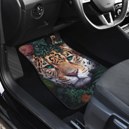 Amazing Leopard Print Car Floor Mats