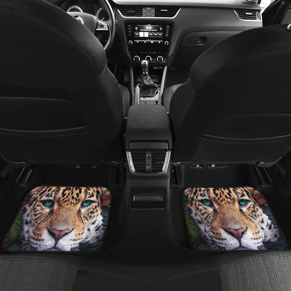 Amazing Leopard Print Car Floor Mats