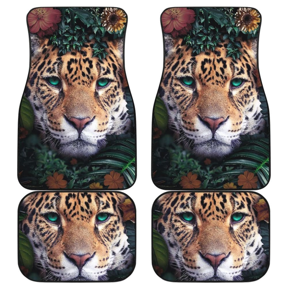 Amazing Leopard Print Car Floor Mats