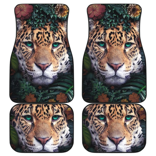 Amazing Leopard Print Car Floor Mats