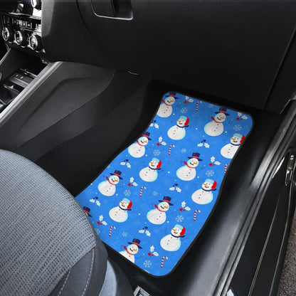 Snowman Pattern Car Floor Mats Car Accessories