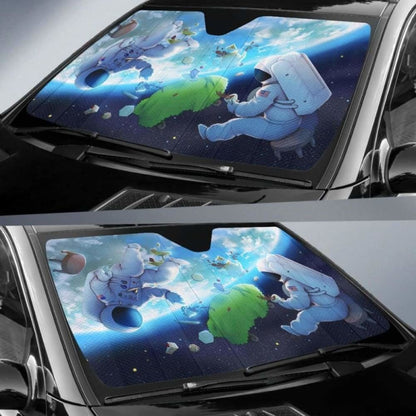 Tea Space Animation Auto Sun Shade