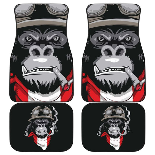 Smoke Monkey Car Floor Mats Custom Animal Car Accessories