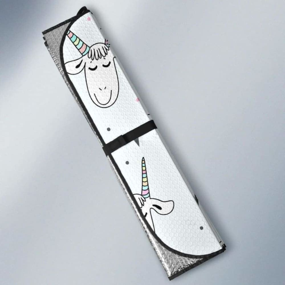 Cute Goat Design Pattern Car Auto Sun Shades