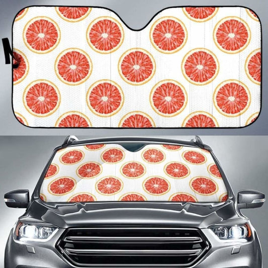Grapefruit Pattern Car Auto Sun Shades