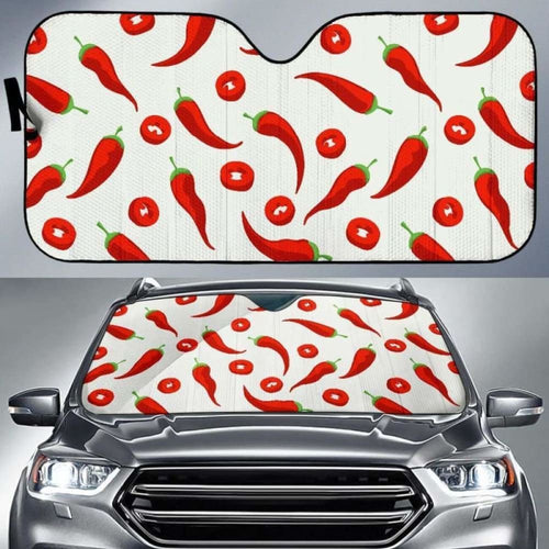 Chili Pattern Car Auto Sun Shades