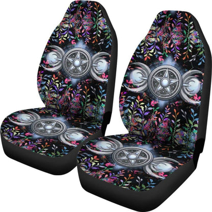 Triple Moon Wicca Car Seat Covers