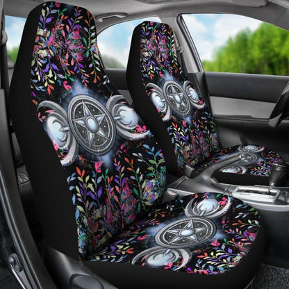 Triple Moon Wicca Car Seat Covers