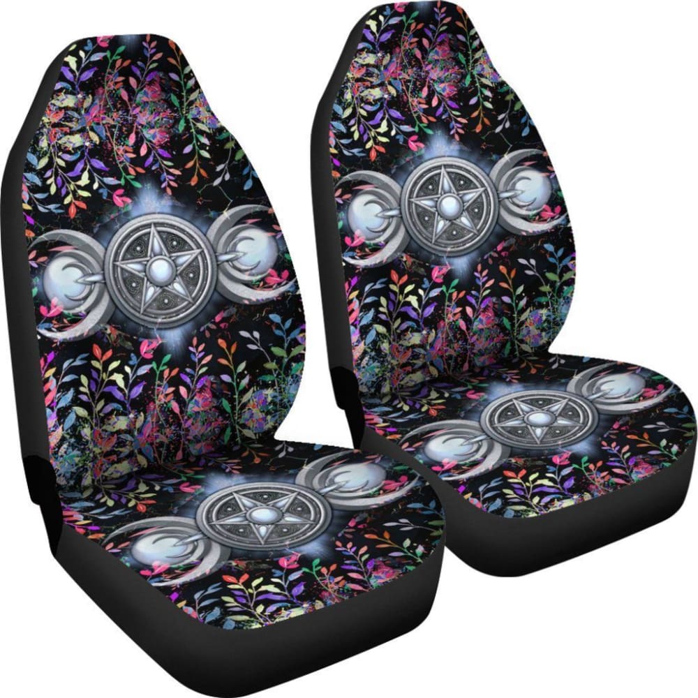 Triple Moon Wicca Car Seat Covers