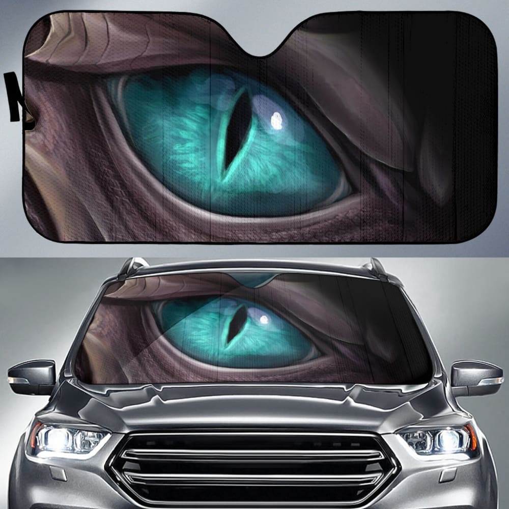 Mystic Blue Dragon Eye Custom Car Accessories Car Auto Sun Shades